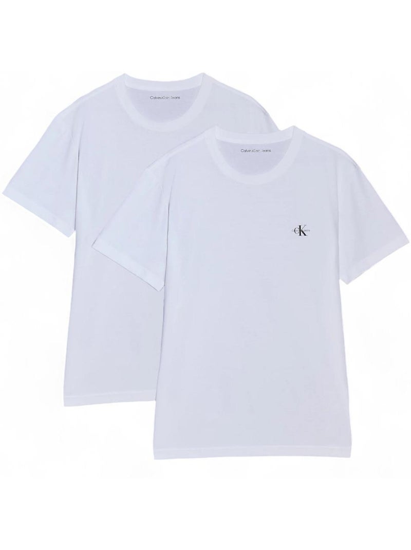 Pack 2 Camisetas Calvin Klein para Hombre Blanco - Kiabi