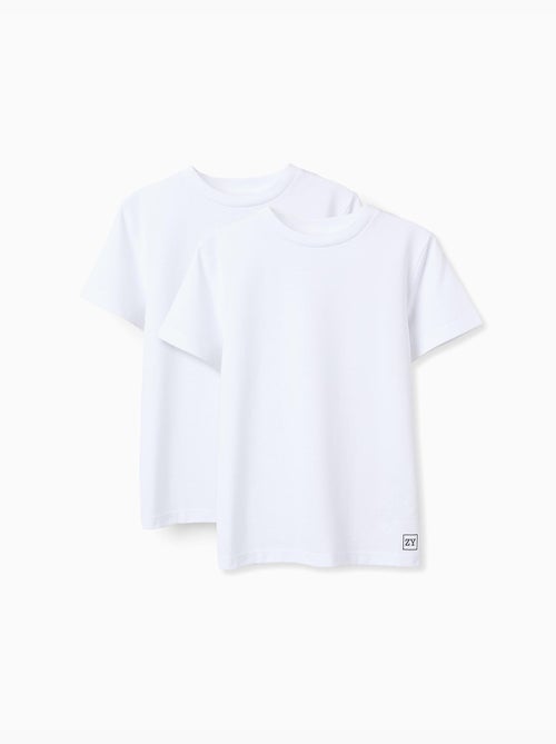 Pack 2 camisetas de algodón - Kiabi
