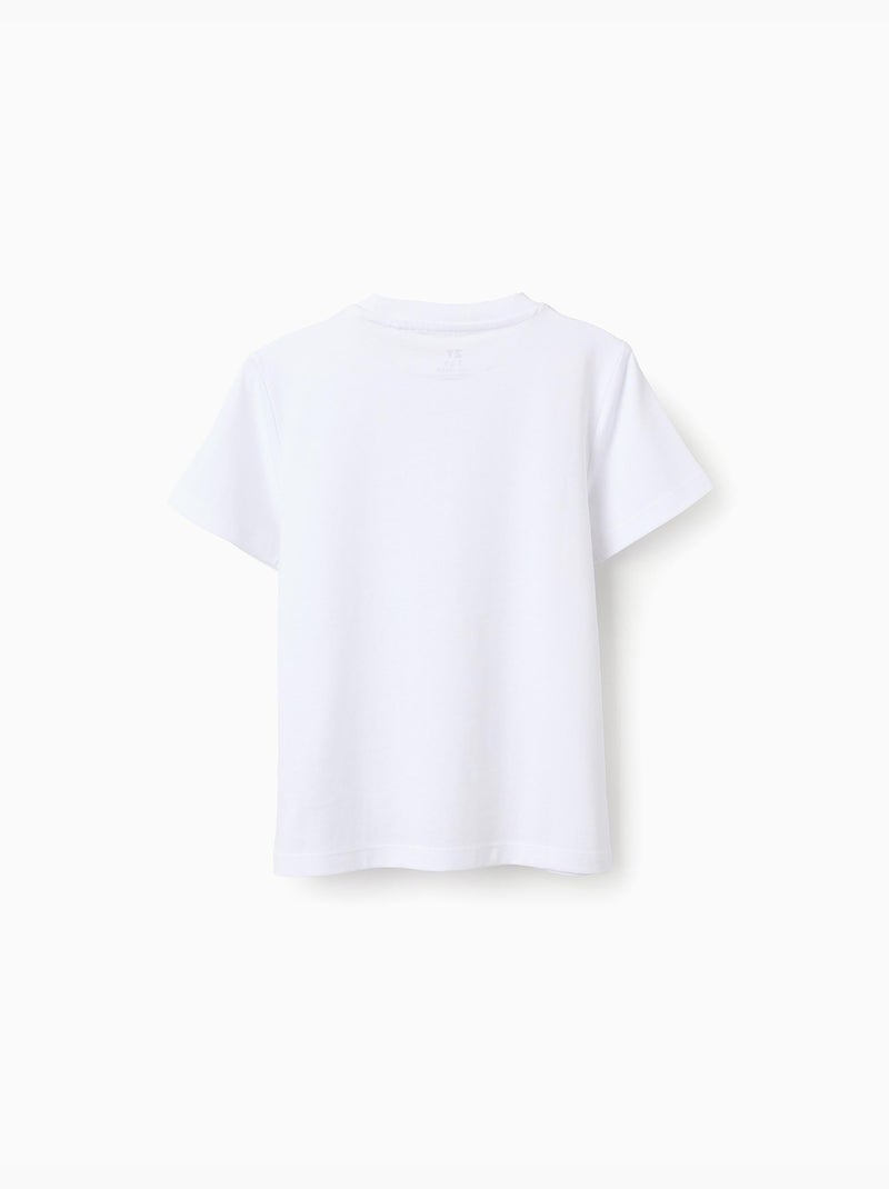 Pack 2 camisetas de algodón Blanco - Kiabi