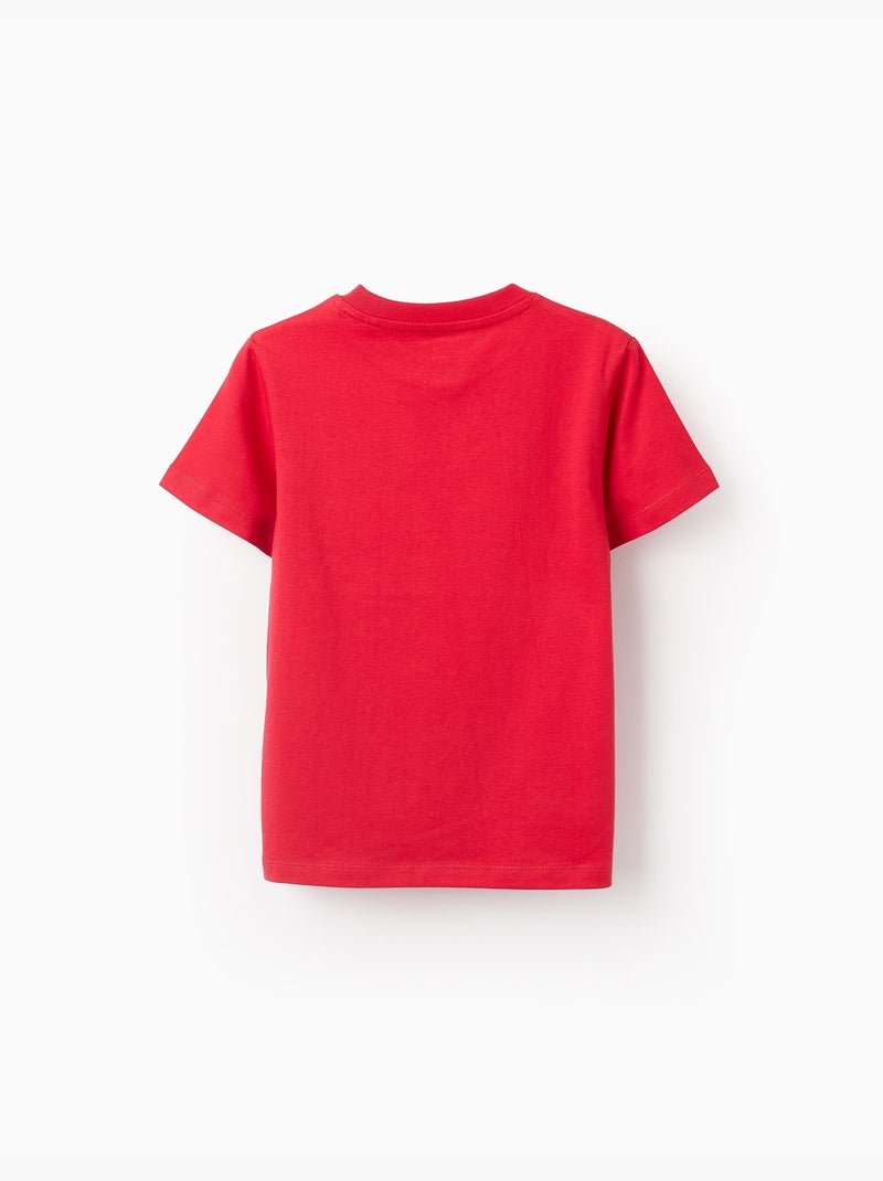 Pack 2 camisetas de algodón Rojo - Kiabi
