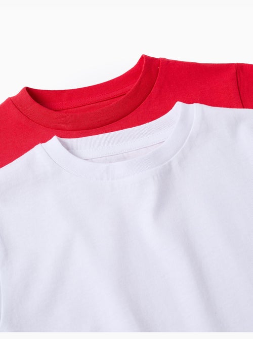 Pack 2 camisetas de algodón - Kiabi
