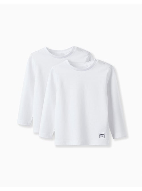 Pack 2 camisetas de manga larga - Kiabi