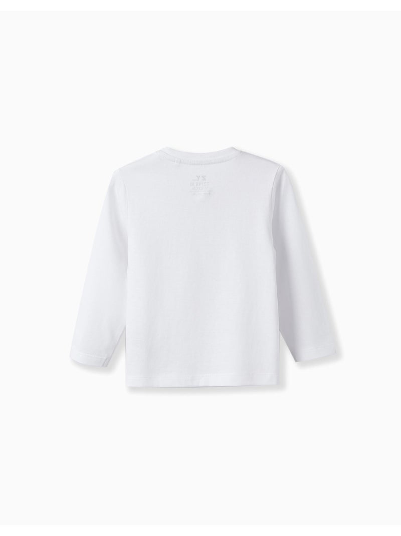 Pack 2 camisetas de manga larga Blanco - Kiabi
