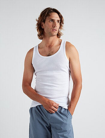 Pack 2 camisetas interiores sin mangas, MO Fashion