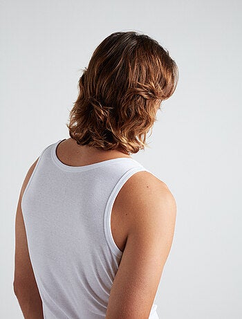 Pack 2 camisetas interiores sin mangas, MO Fashion