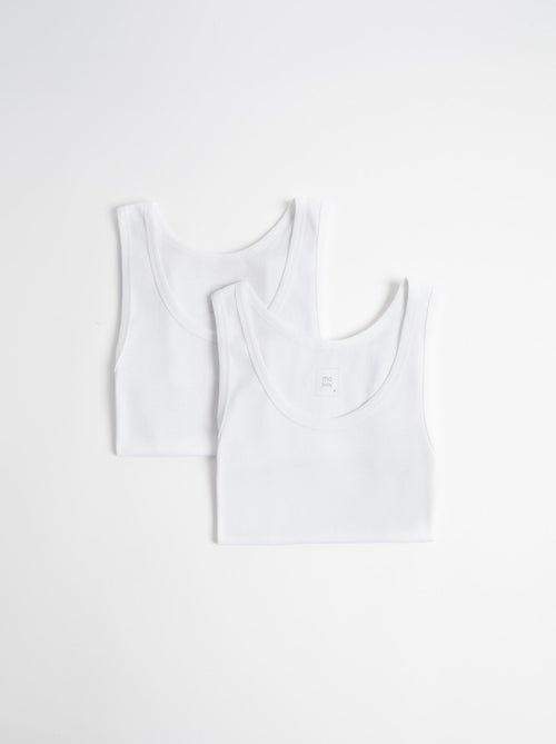Pack 2 camisetas interiores sin mangas, MO Fashion - Kiabi