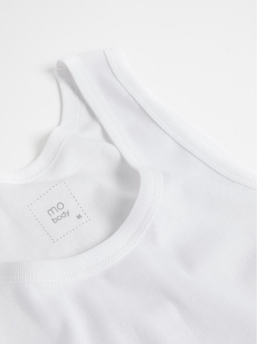 Pack 2 camisetas interiores sin mangas, MO Fashion - Kiabi