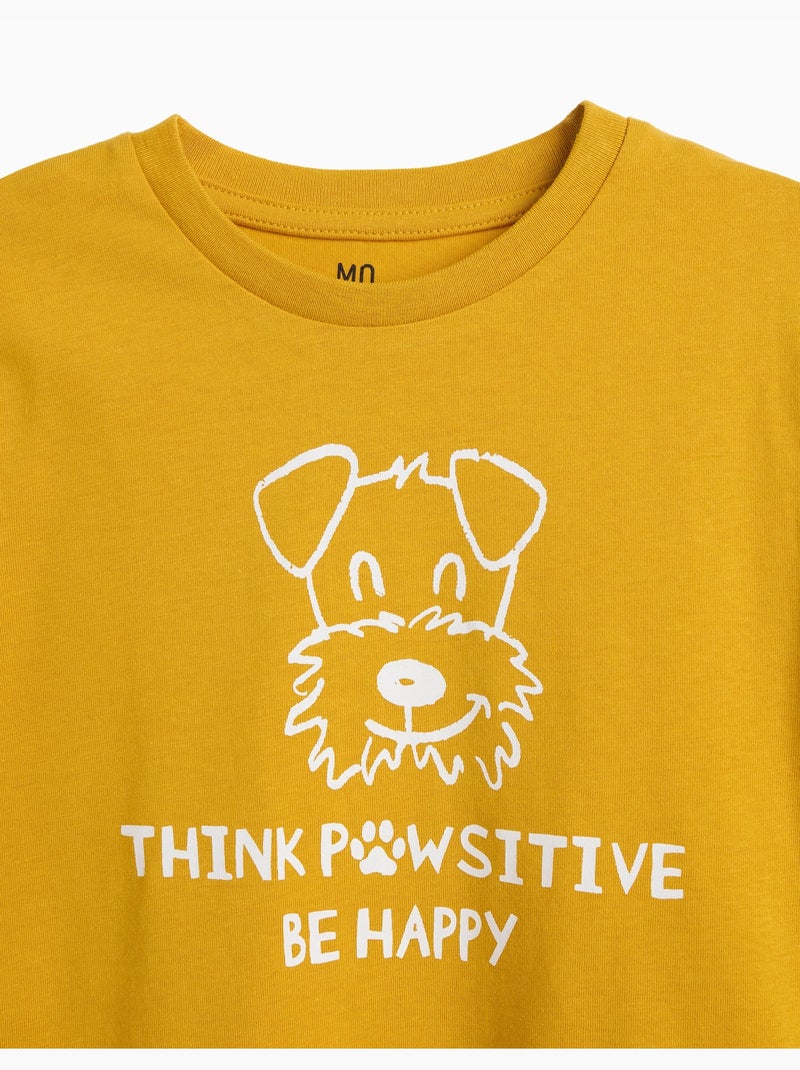 Pack 2 camisetas, mo fashion Amarillo - Kiabi