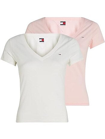 Pack 2 Camisetas Tommy Hilfiger para Mujer