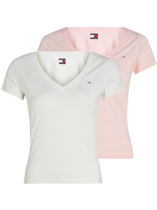 Pack 2 Camisetas Tommy Hilfiger para Mujer - Kiabi