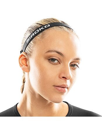 Pack 2 cintas de pelo antideslizantes fitness hombre y mujer tied b&w