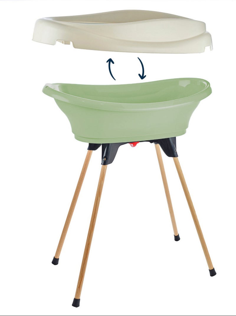 Pack 2-en-1 cambiador y bañera Thermobaby VASCO Verde - Kiabi