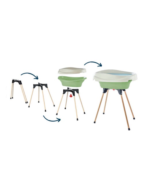 Pack 2-en-1 cambiador y bañera Thermobaby VASCO - Kiabi Pack 2-en-1 cambiador y bañera Thermobaby VASCO - Kiabi