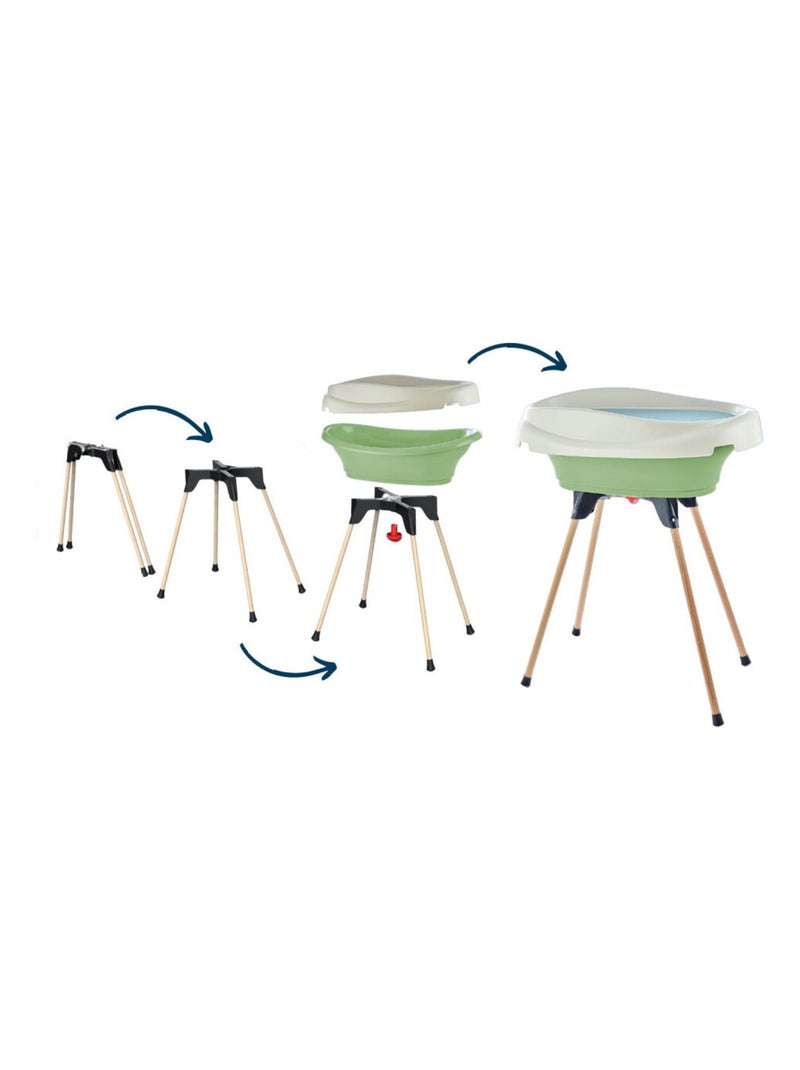 Pack 2-en-1 cambiador y bañera Thermobaby VASCO Verde - Kiabi