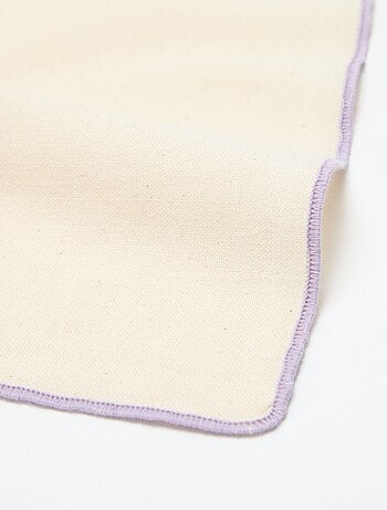 Pack de 2 manteles individuales/servilletas lisos 2 en 1 (32x40 cm) - Kiabi Home