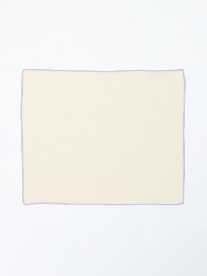 Pack 2 en 1 de 2 manteles individuales lisos / Servilletas  (32 x 40 cm) - Kiabi Home Beige - Kiabi