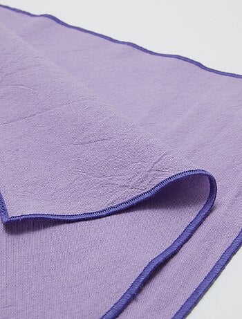 Pack 2 en 1 de 2 manteles individuales lisos / Servilletas (32 x 40 cm) - Kiabi Home