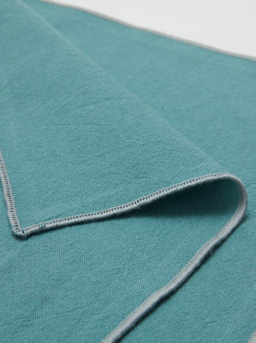 Pack 2 en 1 de 2 manteles individuales lisos / Servilletas  (32 x 40 cm) - Kiabi Home - Kiabi