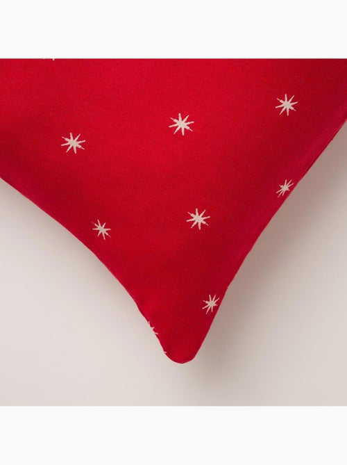 Pack 2 funda de cojín navidad estrellas tejido, hilo dorado, algodón - gamusi - Kiabi Pack 2 funda de cojín navidad estrellas tejido, hilo dorado, algodón - gamusi - Kiabi