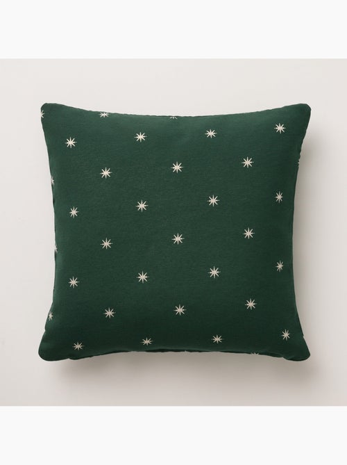 Pack 2 funda de cojín navidad estrellas tejido, hilo dorado, algodón - gamusi - Kiabi Pack 2 funda de cojín navidad estrellas tejido, hilo dorado, algodón - gamusi - Kiabi