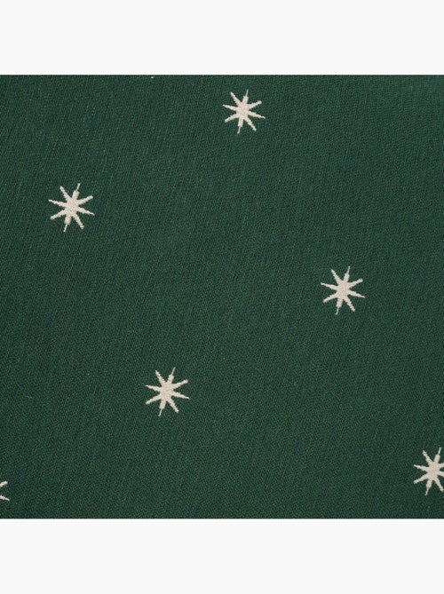 Pack 2 funda de cojín navidad estrellas tejido, hilo dorado, algodón - gamusi - Kiabi Pack 2 funda de cojín navidad estrellas tejido, hilo dorado, algodón - gamusi - Kiabi