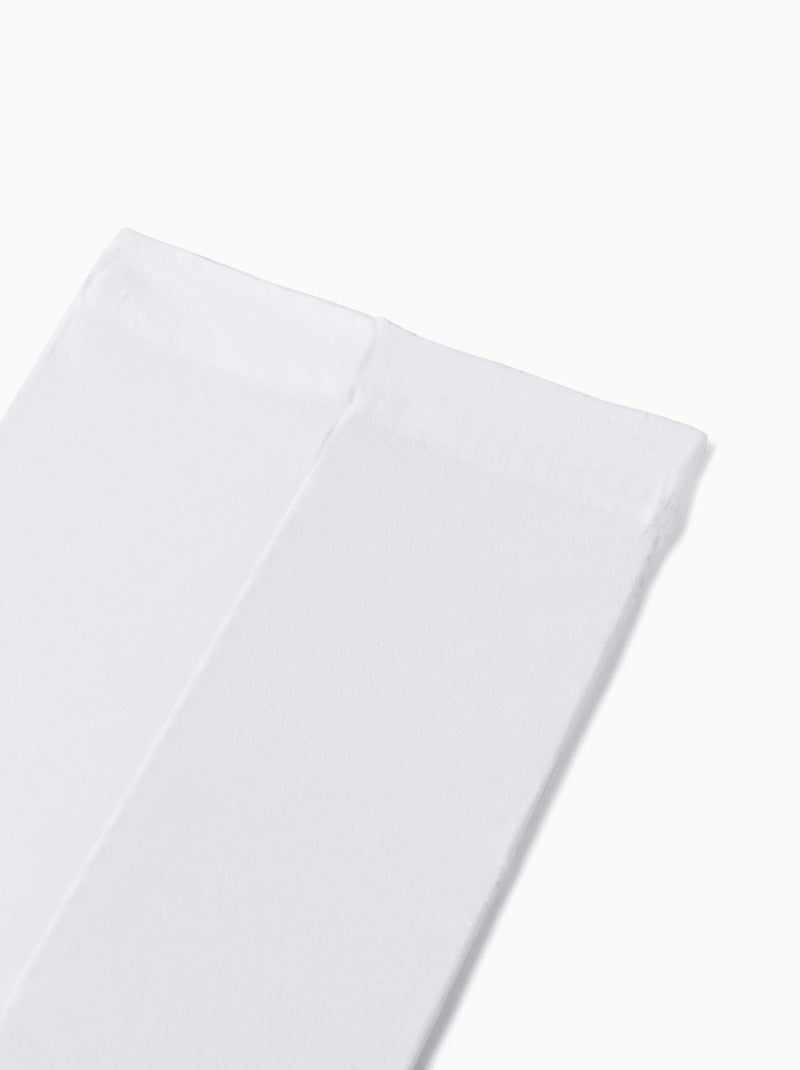 Pack 2 leotardos de microfibra 40 den Blanco - Kiabi