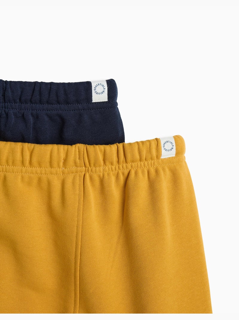 Pack 2 pantalones jogger de felpa, MO Fashion Azul - Kiabi