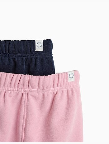Pack 2 pantalones jogger de felpa, MO Fashion