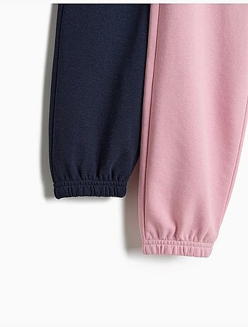 Pack 2 pantalones jogger de felpa, MO Fashion