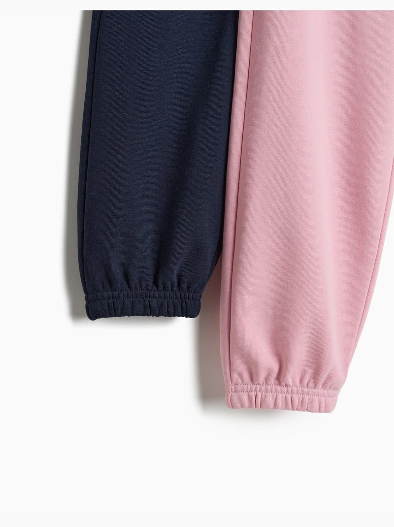 Pack 2 pantalones jogger de felpa, MO Fashion Azul - Kiabi
