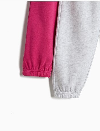 Pack 2 pantalones jogger de felpa, MO Fashion