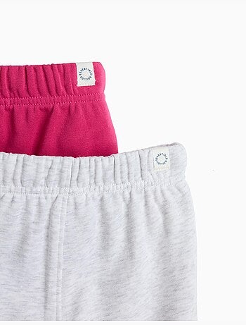 Pack 2 pantalones jogger de felpa, MO Fashion