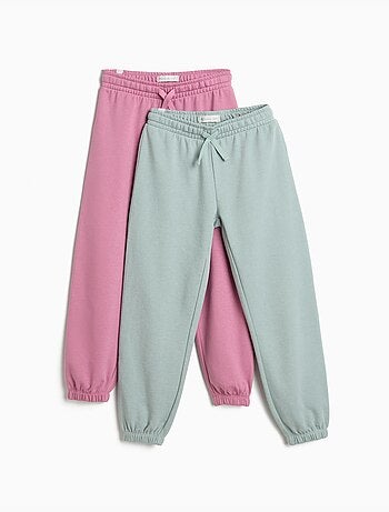 Pack 2 pantalones jogger de felpa, MO Fashion