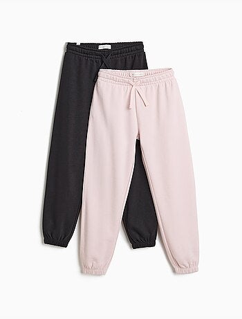Pack 2 pantalones jogger de felpa, MO Fashion