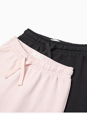 Pack 2 pantalones jogger de felpa, MO Fashion