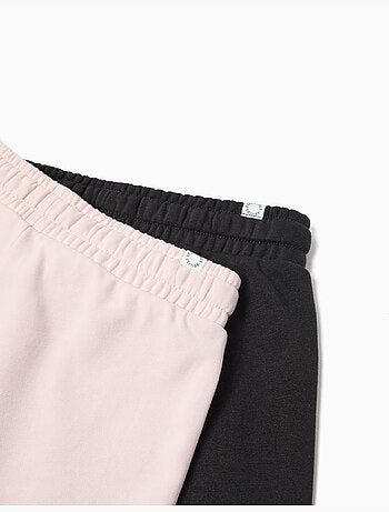 Pack 2 pantalones jogger de felpa, MO Fashion