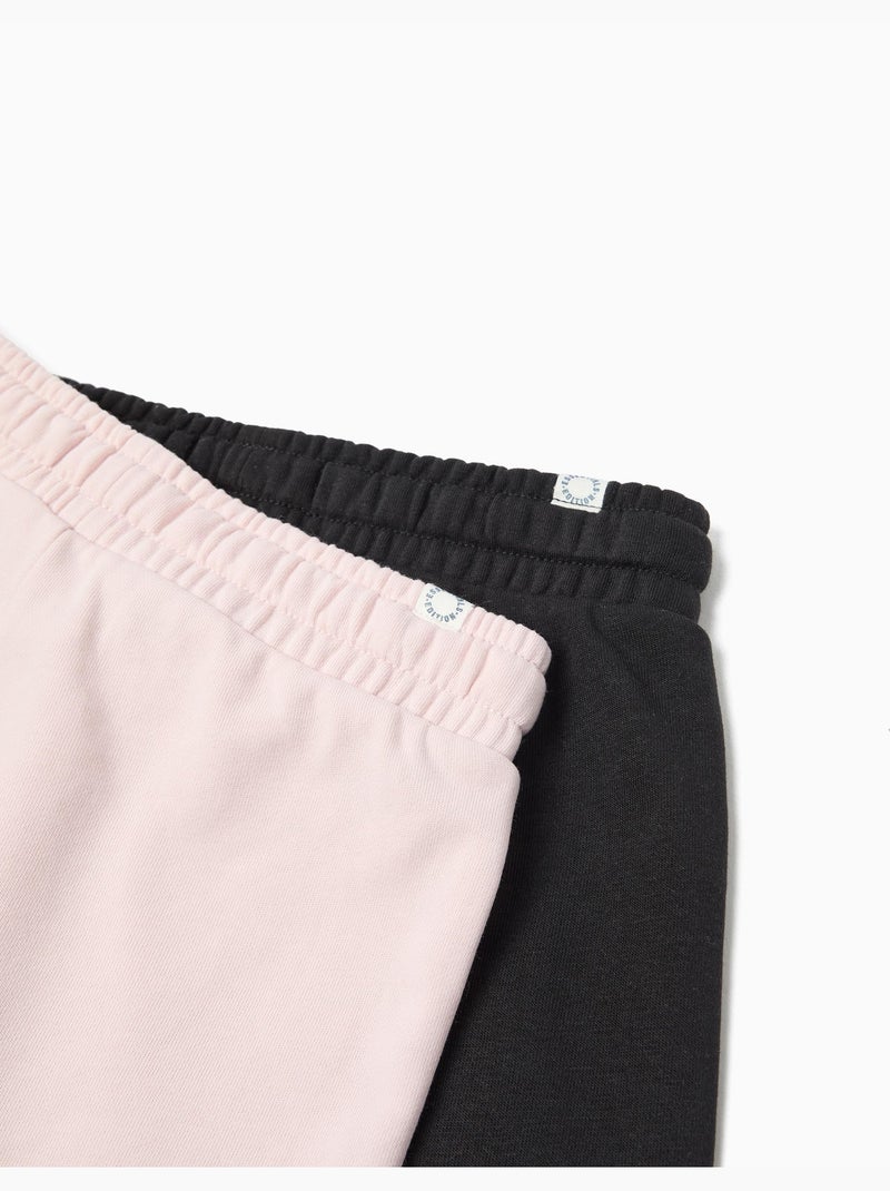Pack 2 pantalones jogger de felpa, MO Fashion Rosa - Kiabi