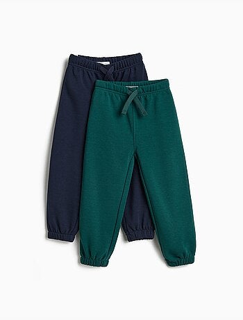 Pack 2 pantalones jogger de felpa, MO Fashion