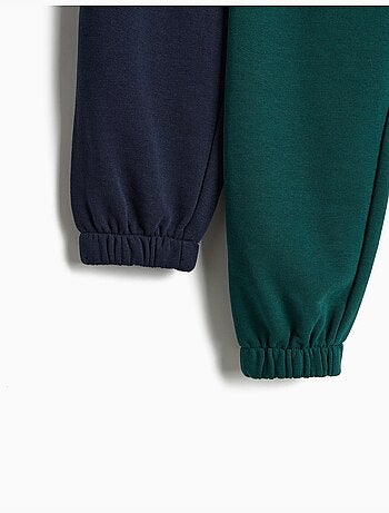 Pack 2 pantalones jogger de felpa, MO Fashion