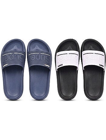 Pack 2 Pares Chanclas Adulto EVA Microperforada OZABI