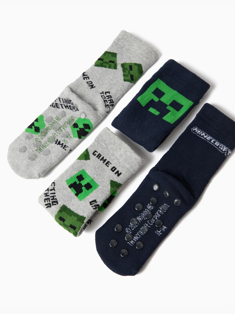 Pack 2 pares de calcetines 'minecraft', mo fashion Multicolor - Kiabi