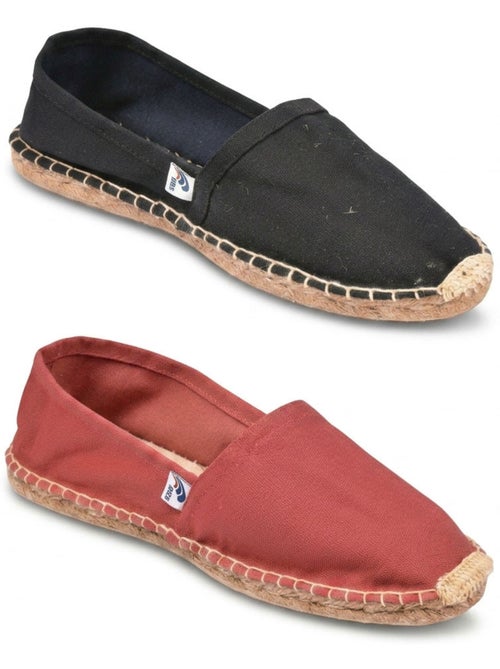 Pack 2 Pares Esparteñas Hombre Suela Cuerda Yute OZABI - Kiabi
