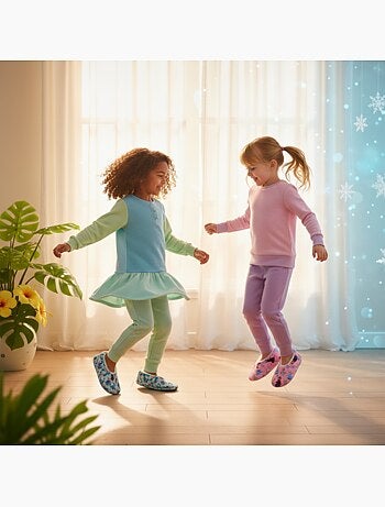 Pack 2 pares pantuflas niña Disney forradas antideslizantes OZABI