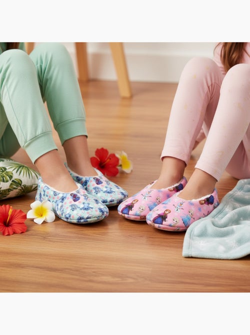 Pack 2 pares pantuflas niña Disney forradas antideslizantes OZABI - Kiabi Pack 2 pares pantuflas niña Disney forradas antideslizantes OZABI - Kiabi