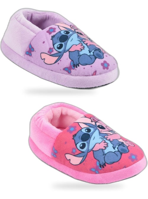 Pack 2 Pares Pantuflas Niña Disney Stitch Forradas Antideslizantes OZABI - Kiabi Pack 2 Pares Pantuflas Niña Disney Stitch Forradas Antideslizantes OZABI - Kiabi
