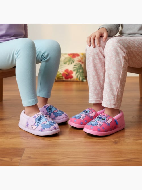 Pack 2 Pares Pantuflas Niña Disney Stitch Forradas Antideslizantes OZABI - Kiabi Pack 2 Pares Pantuflas Niña Disney Stitch Forradas Antideslizantes OZABI - Kiabi
