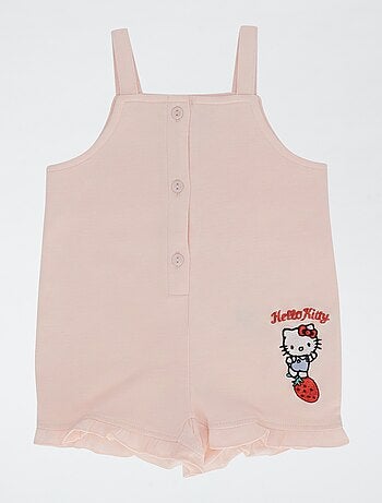 Pack 2 piezas mono corto + Camiseta hiper 'Hello Kitty'