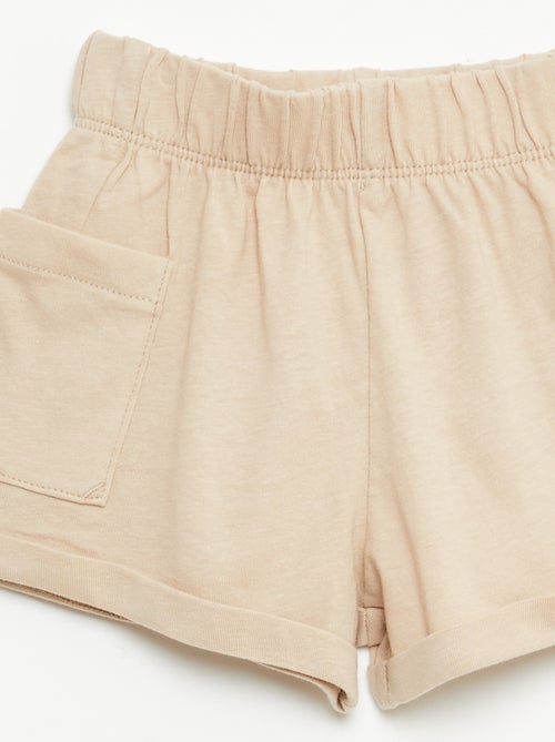Pack 2 piezas pantalón corto + camiseta - Kiabi