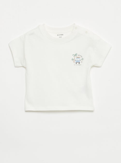 Pack 2 piezas pantalón corto + camiseta - Kiabi