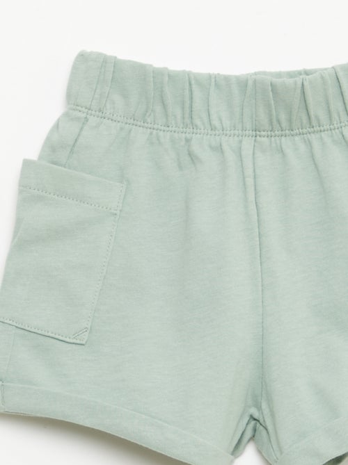 Pack 2 piezas pantalón corto + camiseta - Kiabi